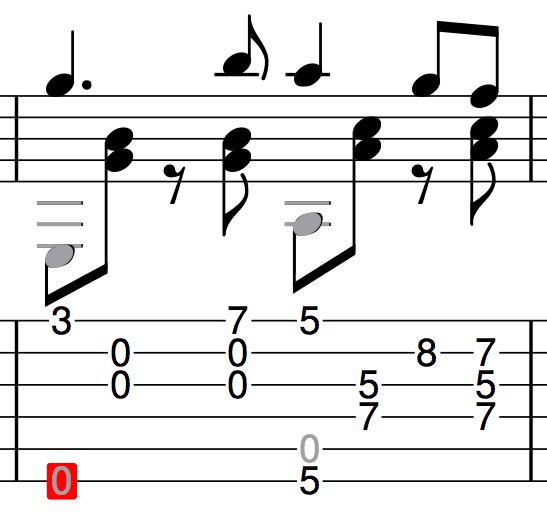 ソロギターアレンジの流れ その Musescore 2 で譜面を作る Tab譜の編集 楽奏庵のギターブログ うちがしまソロギター教室 六甲道