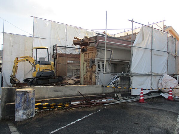 倉敷市f様邸 既存家屋を解体します ミツル建築工房 岡山倉敷で家づくり