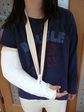 ギプス用洋服 やぁ 掃除洗濯家事バイク チャリ ママは遊ぶっ