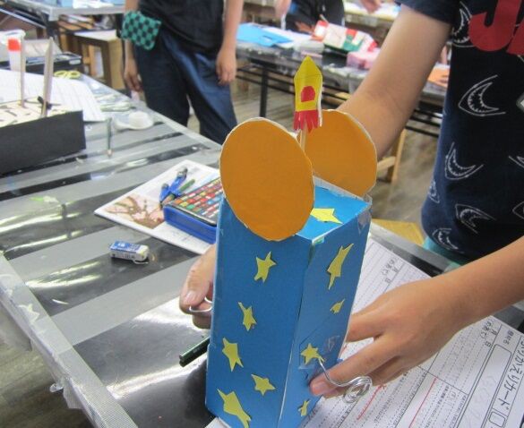 図工 6年生 くるくるクランク 宮城小学校のブログ