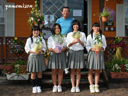 石川県立翠星高校のインターンシップ 本日で終了しました 花とハーブで 元気いっぱい