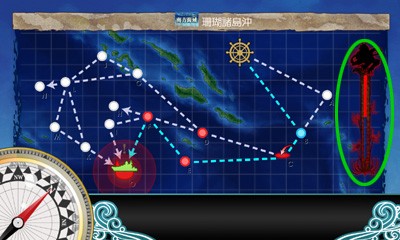 MAP解説】珊瑚諸島沖(5-2)へ出撃なのです！【二期改訂版】 : 艦