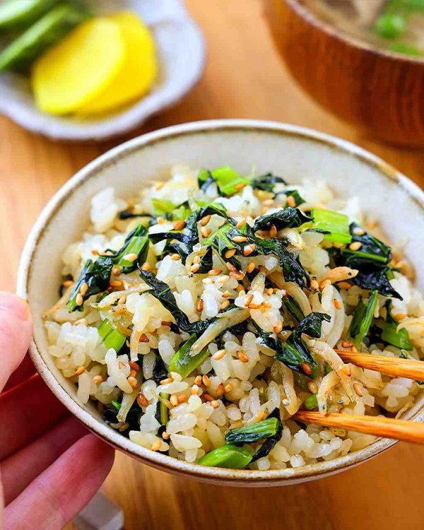 ♡栄養満点！小松菜とじゃこの混ぜごはん♡【#簡単レシピ #時短 #節約