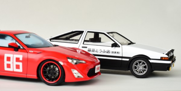 アオシマ 1/24 藤原拓海 AE86トレノ 第1巻仕様 完成 : 可能性のケダモノ