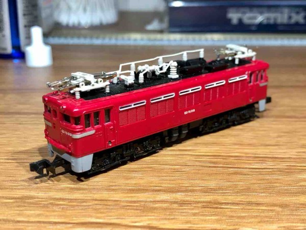 Nゲージ TOMIX 香港製ED75 ① : 愛犬クマの鉄道模型製作備忘録