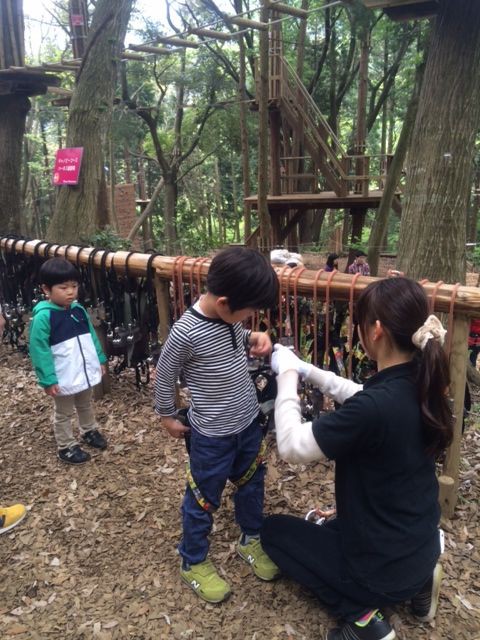 箱根旅 フォレストアドベンチャー そろそろがんばろう