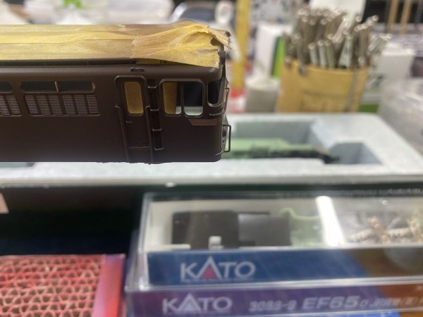KATO HOゲージEF65-0茶色を作る その3 : 鉄道模型を楽しむブログ