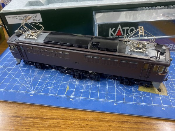 KATO HOゲージEF65-0茶色を作る その3 : 鉄道模型を楽しむブログ