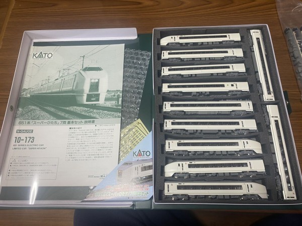 KATO 651系スーパーひたち購入 レビューその1 : 鉄道模型を