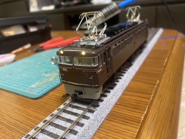 KATO HOゲージEF65-0茶色を作る その4 : 鉄道模型を楽しむブログ