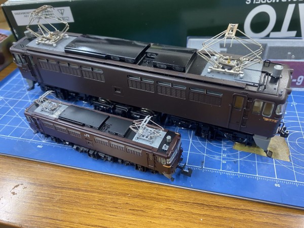 KATO HOゲージEF65-0茶色を作る その3 : 鉄道模型を楽しむブログ