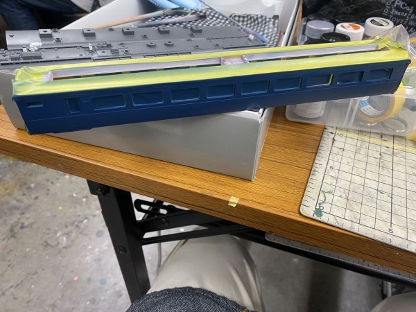 TOMIX HOゲージ485系しらさぎ青を作る その3 : 鉄道模型を楽しむブログ