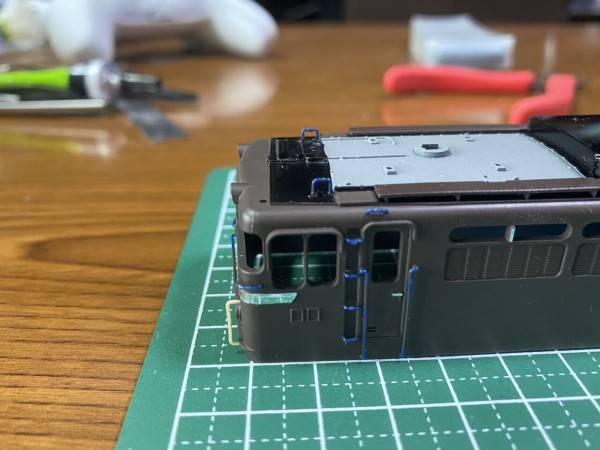 KATO HOゲージEF65-0茶色を作る その2 : 鉄道模型を楽しむブログ
