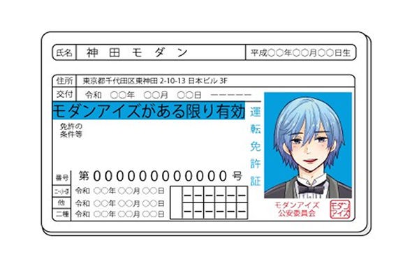 免許証風アクリルカードのご紹介 : オリジナルノベルティ製作のModern Eyes