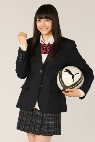 ゼクシィcmの 松井愛莉 高校サッカー 9代目応援マネージャーに就任 Cmアイドル画像通信