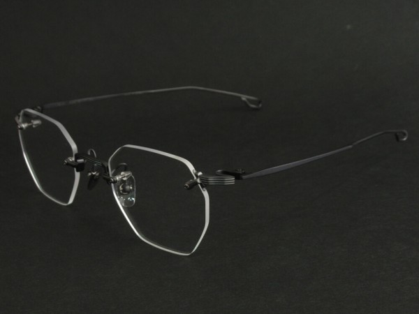 999.9】レンズ縦幅深めの多角形 シンプルリムレス【TW-20T】 : メイド