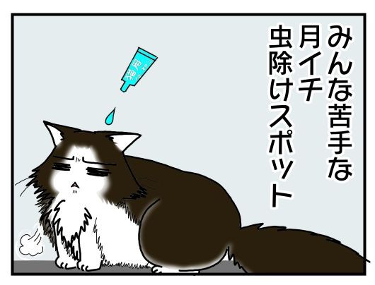 夏休み子猫電話相談室 もしもし うちの飼い主が猫用の虫よけで苦しんでいます メンコスケダモノ 猫3匹とゲーマーのもふもふ生活漫画絵日記 Powered By ライブドアブログ