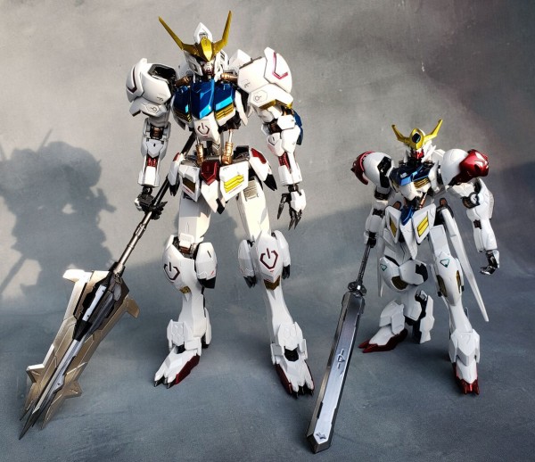 一番くじMG バルバトス　塗装完成品 バルバトス ソリッドクリアー MG 1/100｜tochanさんのガンプラ