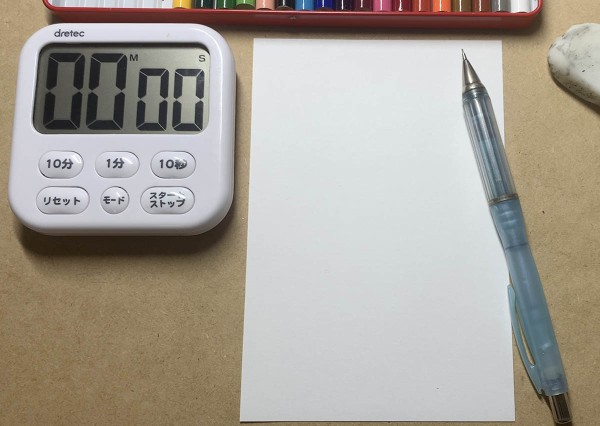 色鉛筆 １時間で女の子のイラストを描いてみた ワンドロ もじゃクッキー公式ブログ