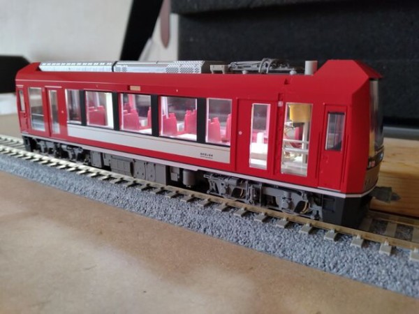 TOMIX HO 箱根登山鉄道 3000形 アレグラ号 自作室内灯取り付け