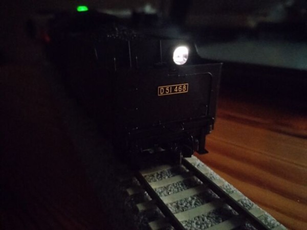 KATO HO D51 標準量産型 テンダーライト点灯と常点灯化 : クローゼット