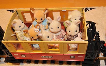 鉄道模型 Gゲージ LGBクラウス機関車とシルバニアファミリー