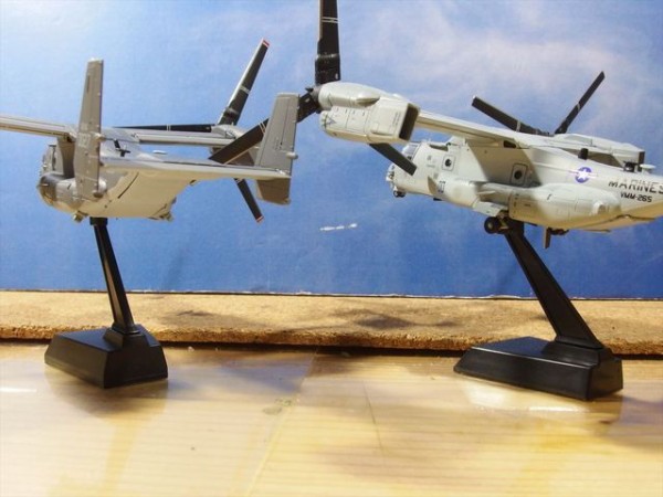 TOMYTEC 技MIX CV-22Bオスプレイ完成 2機揃って : クローゼットの中の