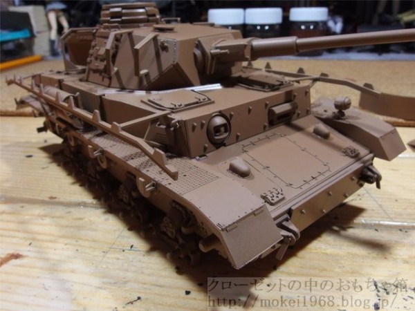 タミヤ 1/35 Ⅳ号戦車H型 ガルパン あんこう風 塗装その他