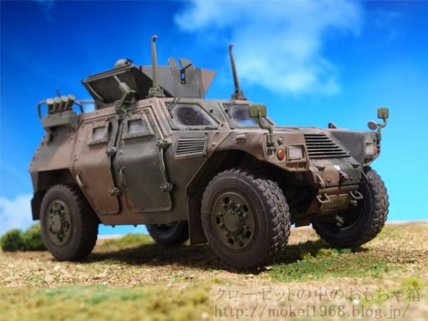 タミヤ 軽装甲機動車 ピットロード 87式偵察警戒車完成 : クローゼット