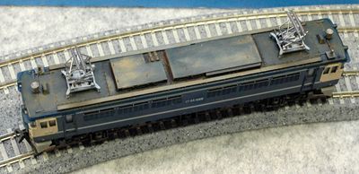 鉄道模型 関水金属 EF65 1000番台 古いNゲージ : クローゼットの中の