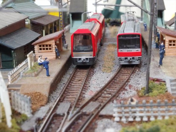 Nゲージ　鉄道模型箱付き Nゲージ鉄道模型 600✕900レイアウト入線 トミックス 箱根登山