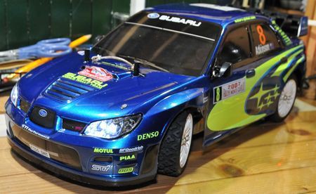 ラジコンカー インプレッサ 1/10 EP 4WD フェーザーMk2 FZ02 スバル インプレッサ WRC 2006