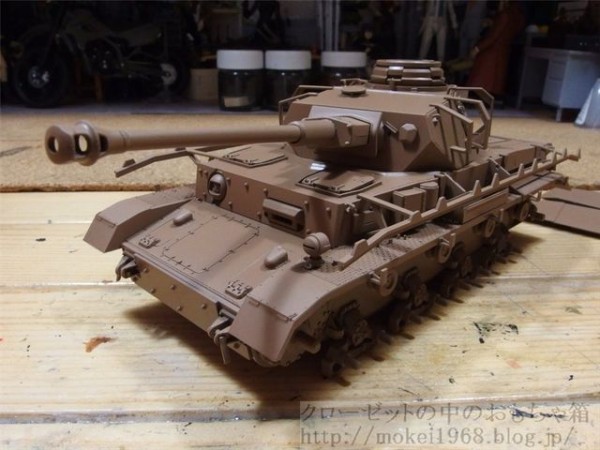 タミヤ 1/35 Ⅳ号戦車H型 ガルパン あんこう風 塗装その他