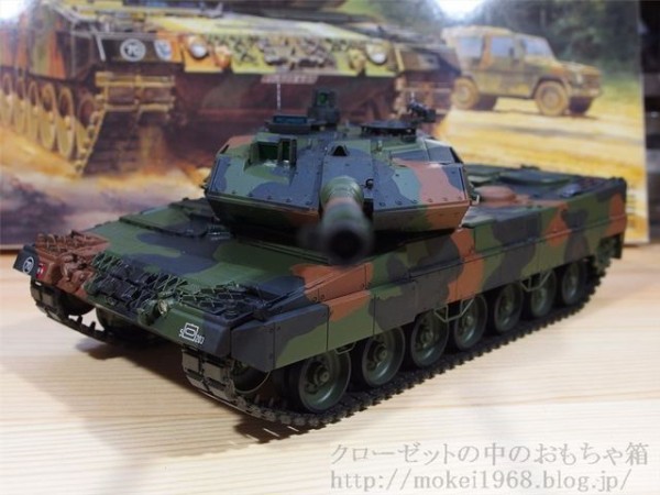 タミヤ 1/35 ドイツ連邦軍 レオパルト2A6 塗装開始 : クローゼットの中