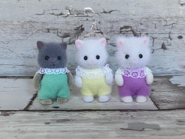 青い目のペルシャネコ、どんどんお迎えする : シルバニアの水たまり