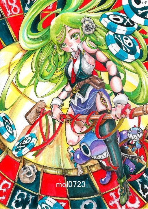 死神ルーレット もるひめ屋 手描きイラスト置き場