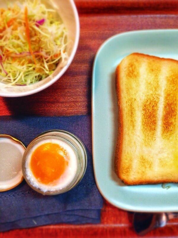 クリームポテトを使って話題の エッグスラット を作ってみた レシピあり 今日も食べておる