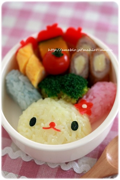 キャラ弁＊ウサハナ : momo's obentou＊キャラ弁 Powered by