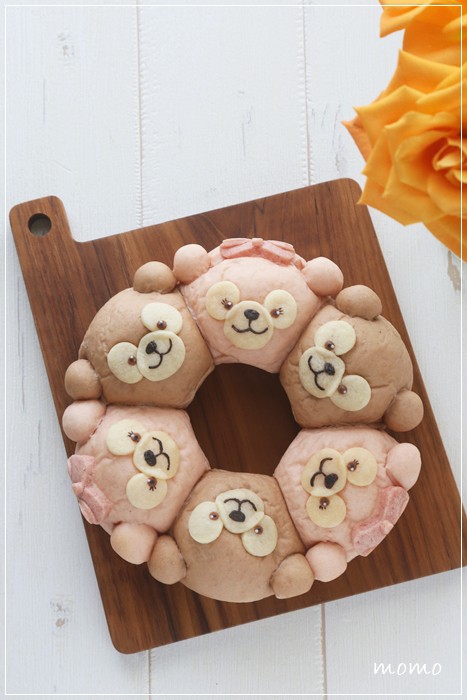 ダッフィー シェリーメイのちぎりパン キャラパン 作り方 Momo S Obentou キャラ弁 Powered By ライブドアブログ