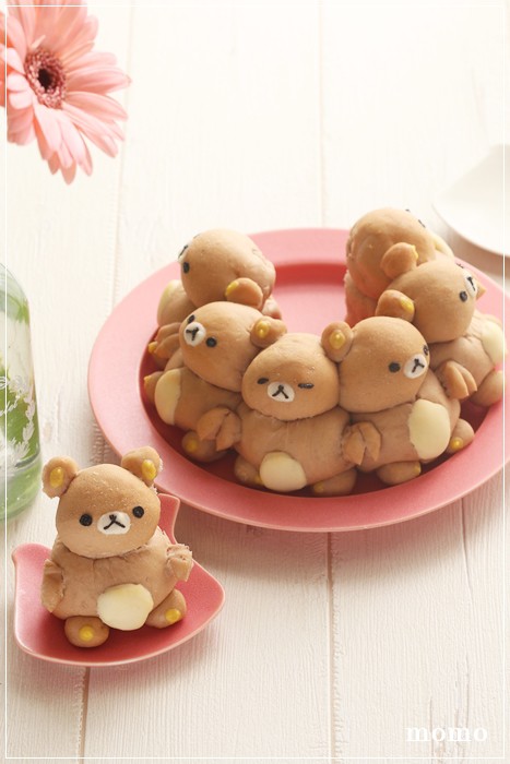 3dリラックマちぎりパン いちごコリラクマ キャラパン キャラスイーツ Momo S Obentou キャラ弁 Powered By ライブドアブログ