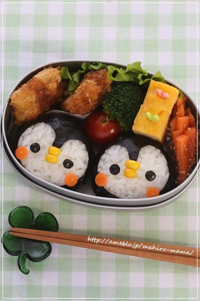 ペンギンのお弁当 キャラ弁 質問の回答 Momo S Obentou キャラ弁 Powered By ライブドアブログ