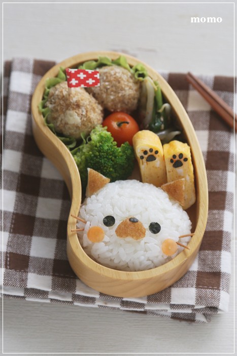 さつま揚げのお耳で簡単ねこちゃんのお弁当 キャラ弁 Momo S Obentou キャラ弁 Powered By ライブドアブログ