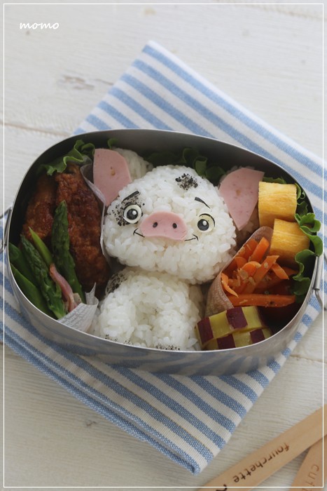 Line新本社と モアナと伝説の海 プアのお弁当 キャラ弁 Momo S Obentou キャラ弁 Powered By ライブドアブログ