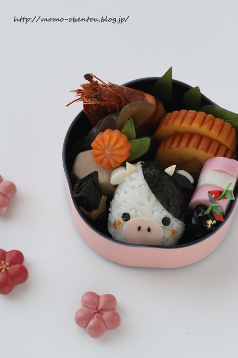 キャラ弁レシピ動画 縁起物の丑年 牛さん弁当 ワンプレートにも Momo S Obentou キャラ弁 Powered By ライブドアブログ キャラ弁レシピ動画 縁起物の丑年 牛さん弁当 ワンプレートにも Momo S Obentou キャラ弁 Powered By ライブドアブログ