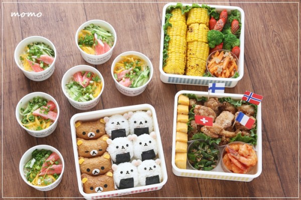 リラックマお稲荷さん おにぎりで運動会のお弁当 キャラ弁 Momo S Obentou キャラ弁 Powered By ライブドアブログ
