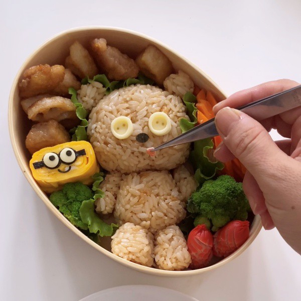 ミニオンズ ティムのお弁当 キャラ弁 高速動画あり Momo S Obentou キャラ弁 Powered By ライブドアブログ