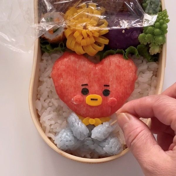 Bt21ベビー Tataのお弁当 キャラ弁 高速動画あり Momo S Obentou キャラ弁 Powered By ライブドアブログ
