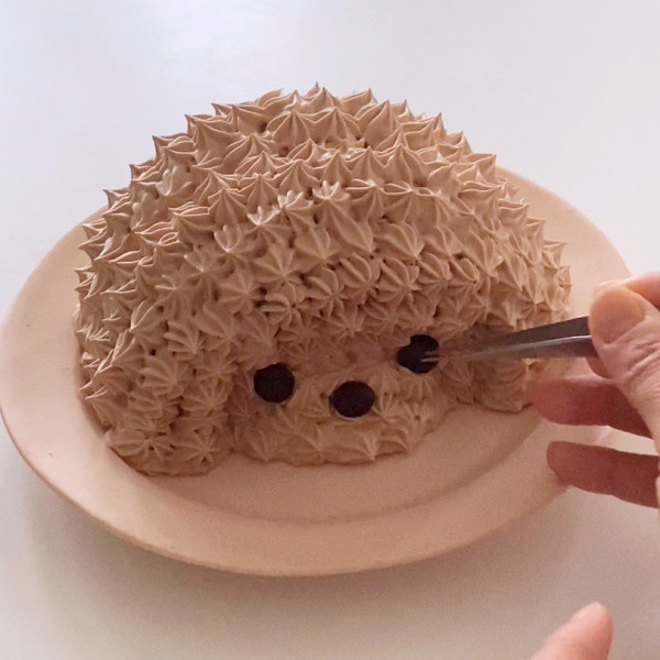 トイプードルのハーフケーキ＊キャラケーキ【高速動画あり】 : momo's