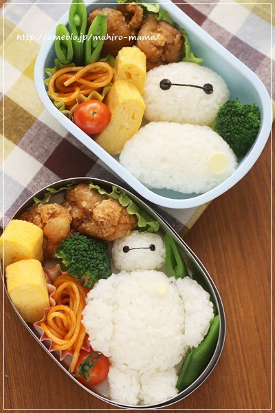 ベイマックスのお弁当 キャラ弁レシピあり Momo S Obentou キャラ弁 Powered By ライブドアブログ