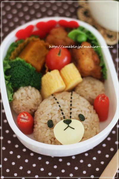 キャラ弁 くまのがっこう ジャッキー Momo S Obentou キャラ弁 Powered By ライブドアブログ
